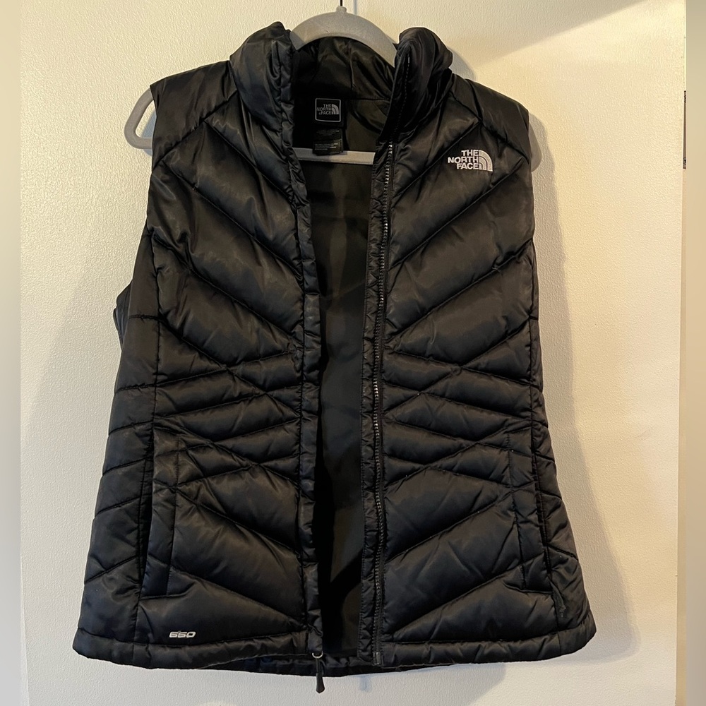 The North Face Black Puffer Vest - Medium
